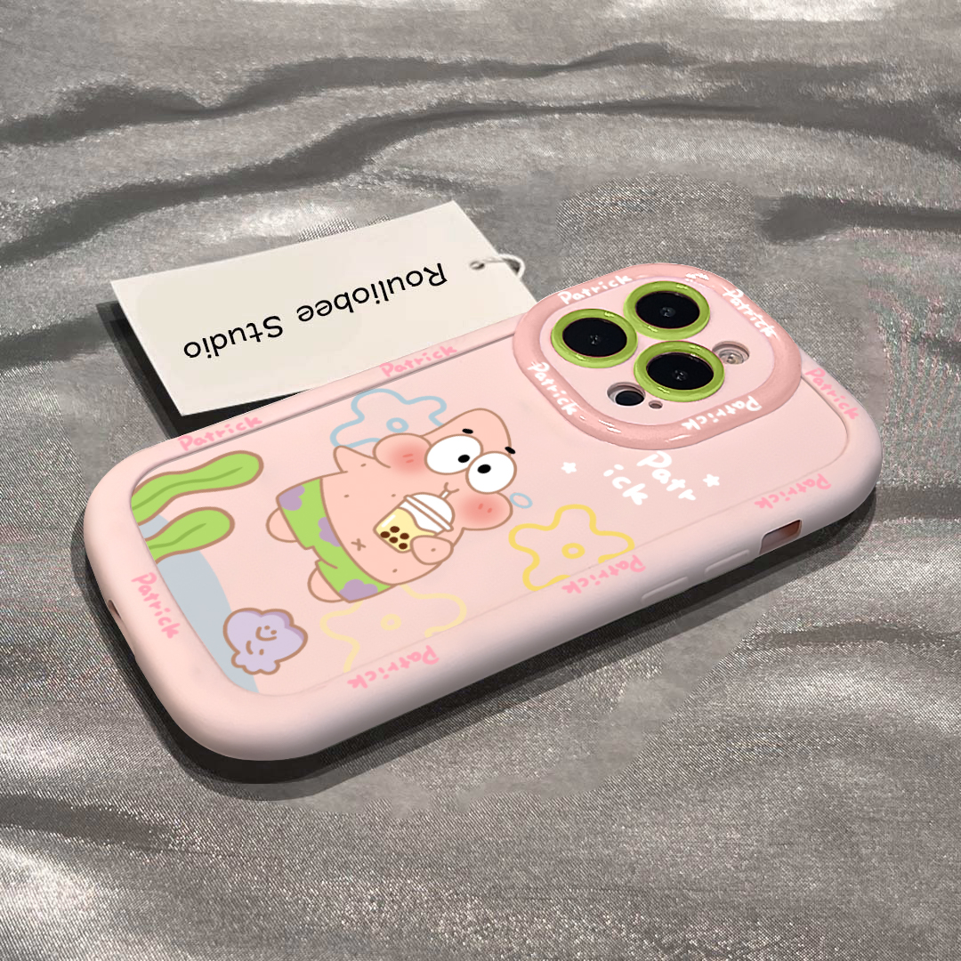 海绵大星iPhone15pro创意14promax/13苹果12promax/11pro手机壳软