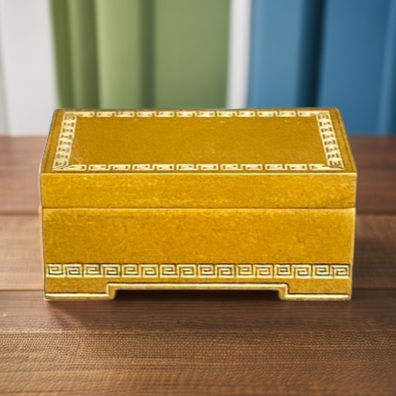 【善香缘工艺品】苏工庆松堂胡庆松制迷你长方香熏6*4*3cm精工复古