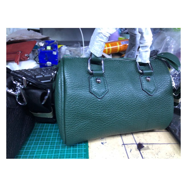 俏琦纳新款女包头层牛皮时尚斜跨包百搭单肩包