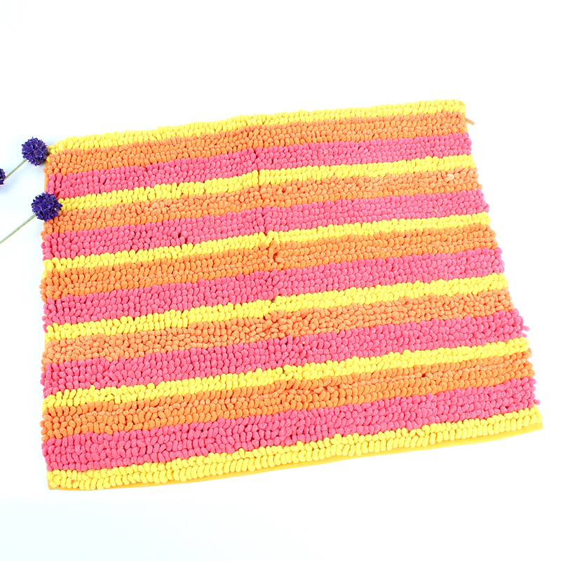  浴室卫生间防滑吸水地垫入户门脚垫厨房卧室门垫彩虹毯子拼接