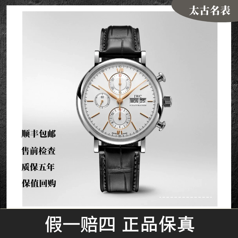 99新 IWC/万国 柏涛菲诺计时/自动机械/42mm/ IW391031