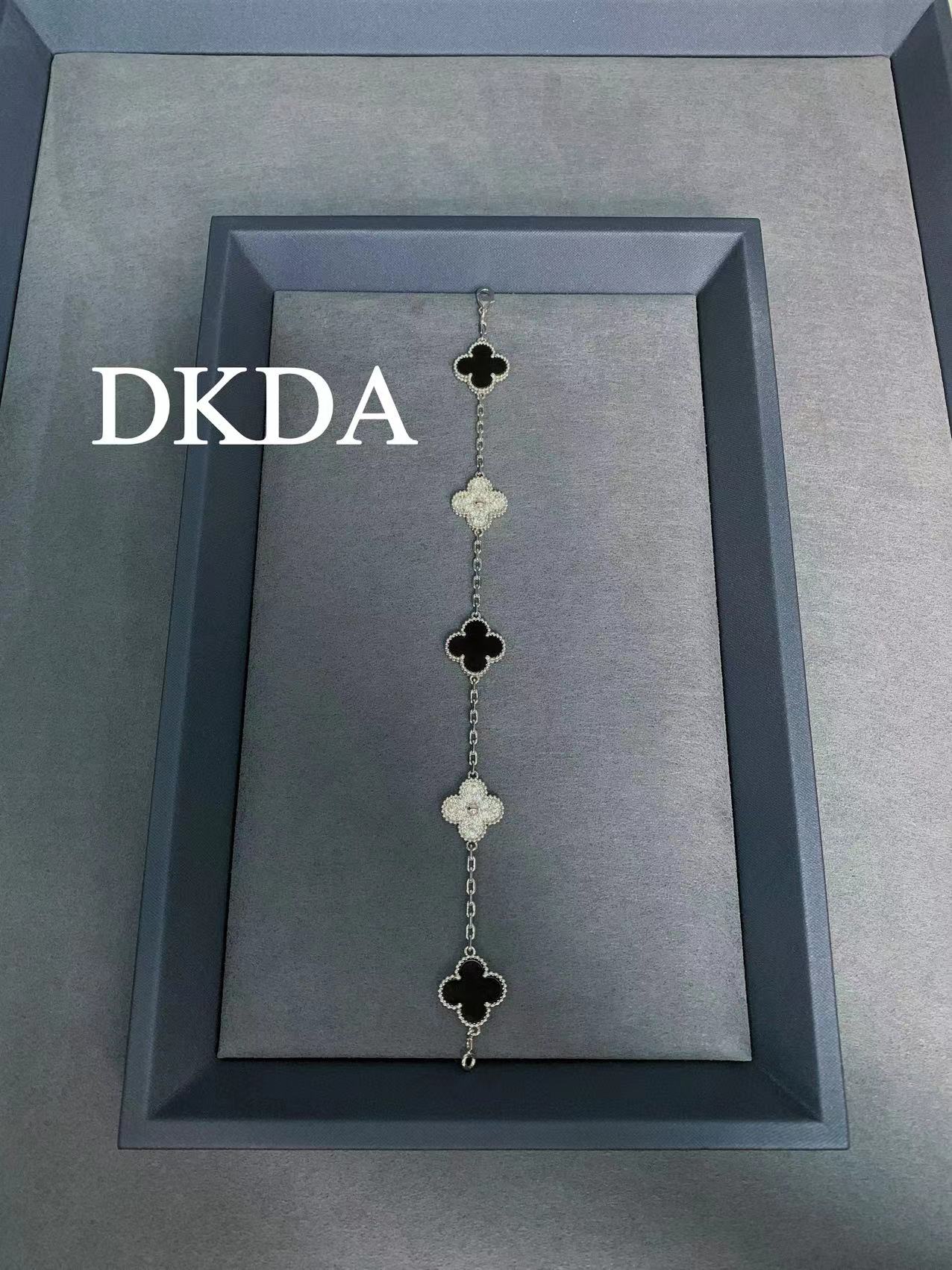 铜合金手链 Z8809-花花手链熊猫色