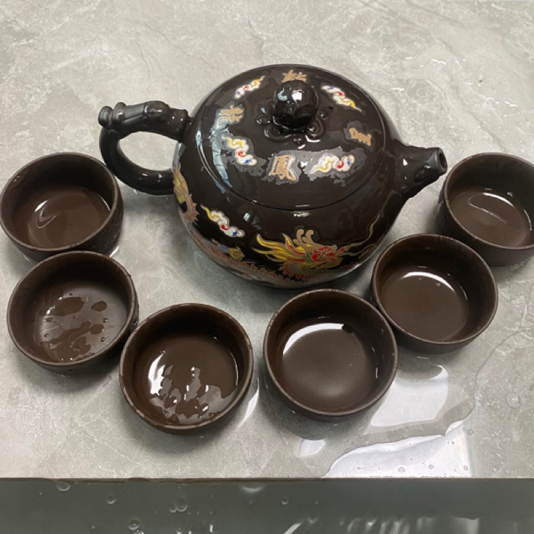 西施凤鸣壶500cc一壶六杯