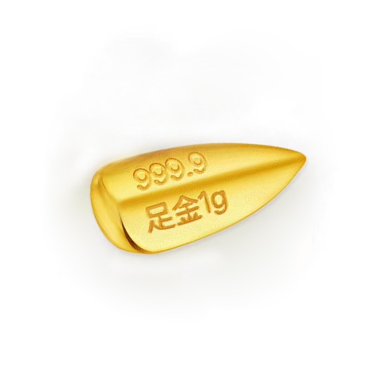 足金寓意金瓜子财富实心足金金豆投资收藏送礼精致金瓜子黄金T1