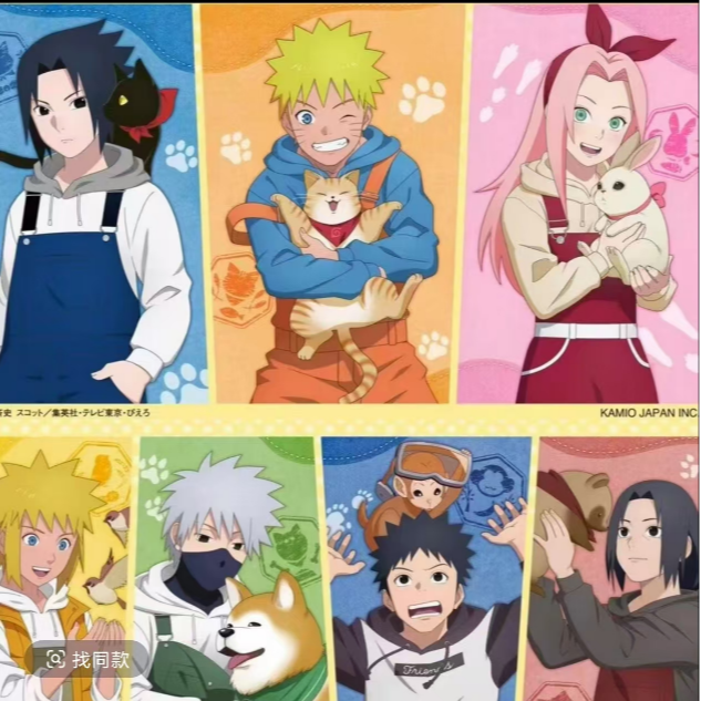 火影忍者，正版日谷，幼年与宠物系列，盲盒，吧唧，谷子，拆卡