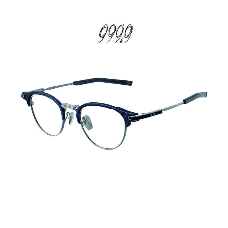 999.9 FOUR NINES S-01T H明星同款日本手工近视眼镜镜架