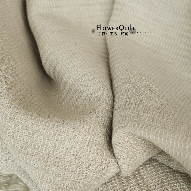 韩国进口华芙格棉麻布-麻色 拼布手工DIY 娃衣洋裁制衣