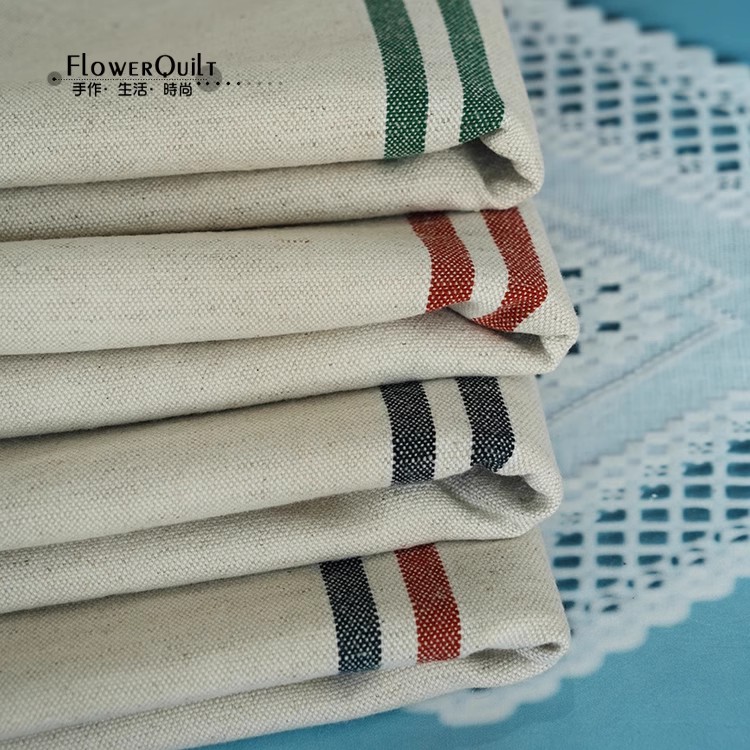 韩国棉麻布-悠悠法式情