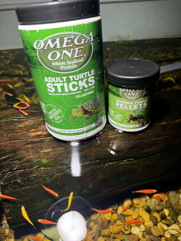 欧米伽龟粮OmegaOne美国钻纹巴西黄缘虎纹巨头蛋龟剃刀水龟饲料