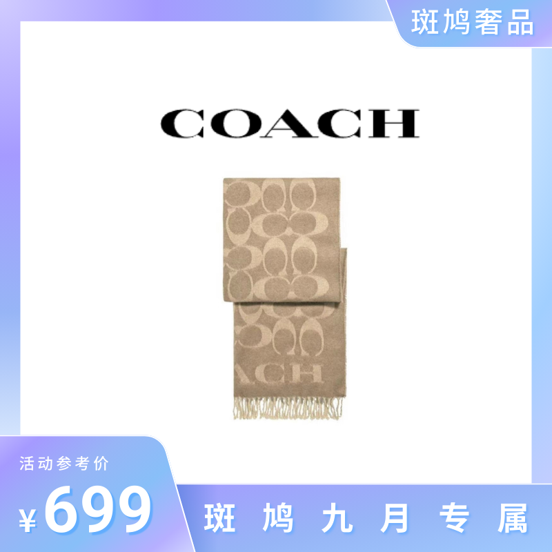 全新未使用  寇驰 新款 百搭 围巾/九月