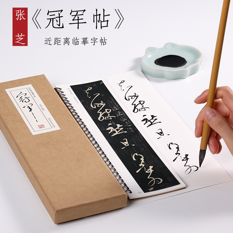 东汉 张芝 草书《冠军帖》毛笔书法临摹字帖章草大草狂草潦草初