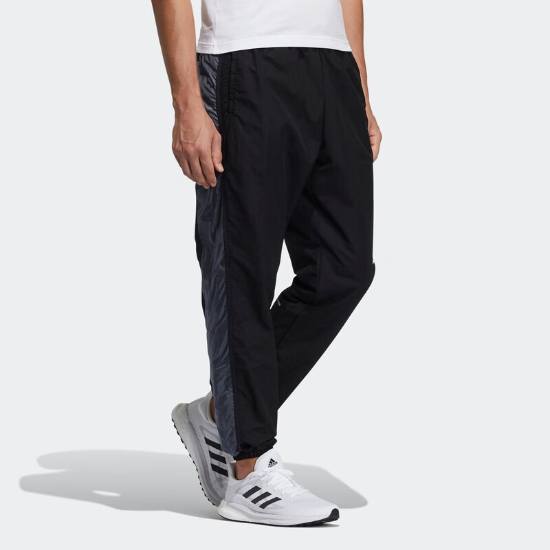 Adidas/阿迪达斯 男装宽松梭织冲锋裤运动休闲长裤卫裤 GL8679