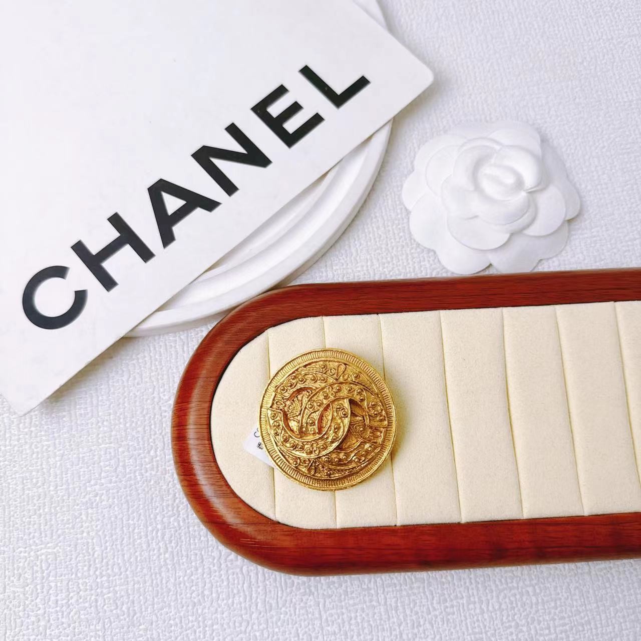 95新 Chanel/香奈儿 柚礼中古/香奈儿葡萄藤胸针LZ501025lz507492