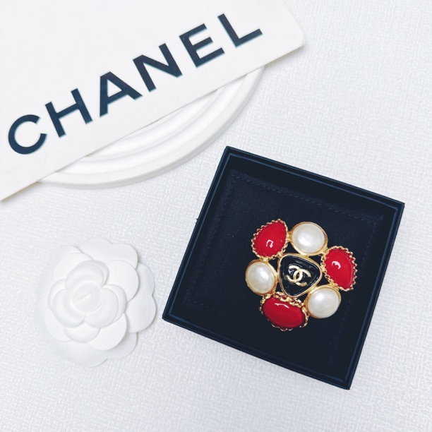 95新 Chanel/香奈儿 柚礼中古/香奈儿珐琅胸针lz411501，lz505273