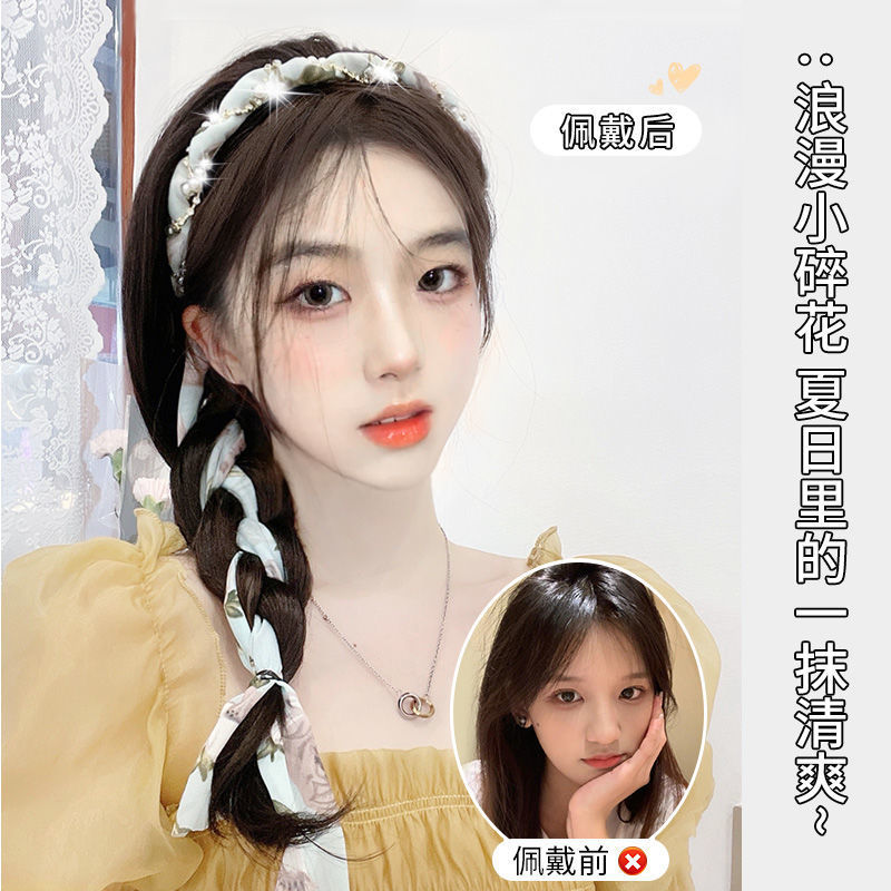 假发女长发发箍假发一体u型半头套自然一片式仿真发假发片