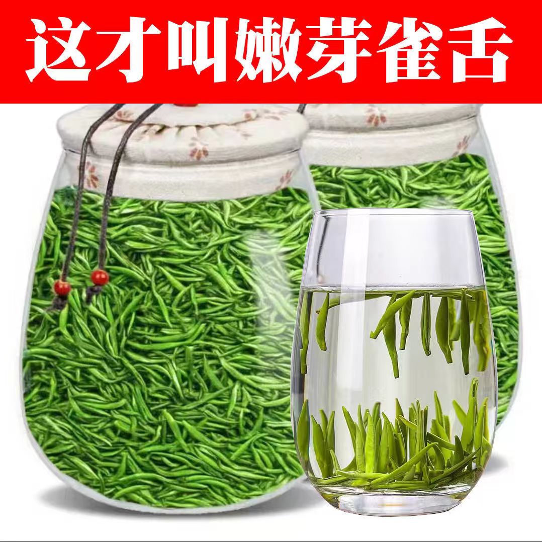 2024茶叶雀舌茶#青针米芽165#黔湄601茶树袋装/罐装多规格绿茶叶