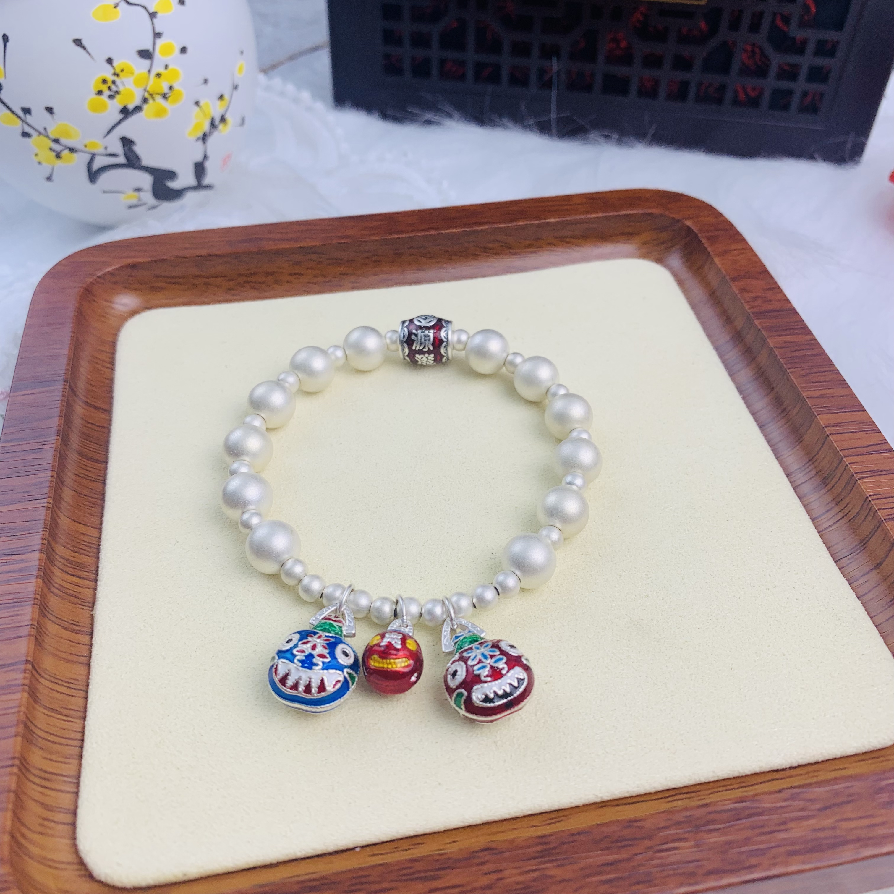 足银手链 足银手链  鑫玖银饰  足银DIY 