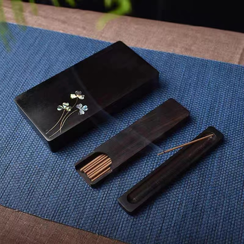 799 ZGT嵌螺钿三叶草便携香道