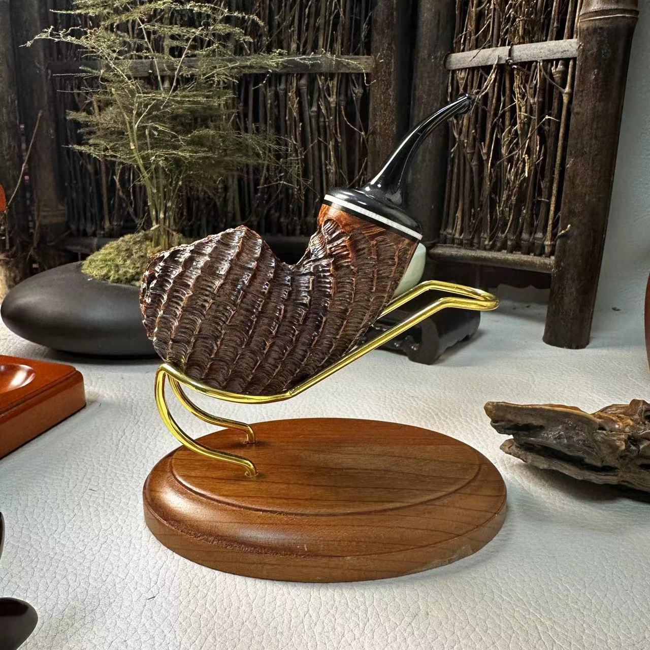 191纯手工石楠木烟斗