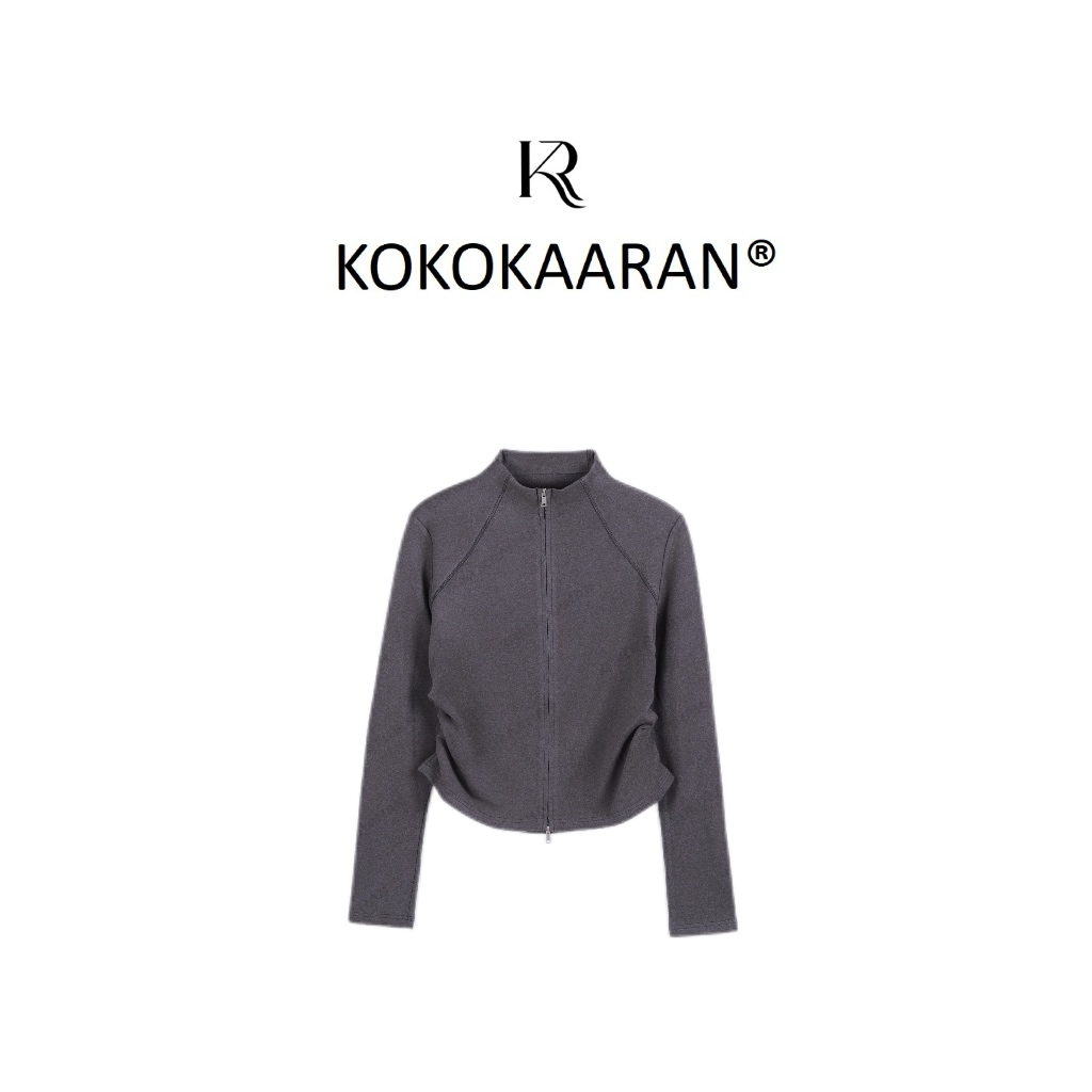 kokokaaran/可可咔伦  秋款双拉链外套休闲外套女 SH24963