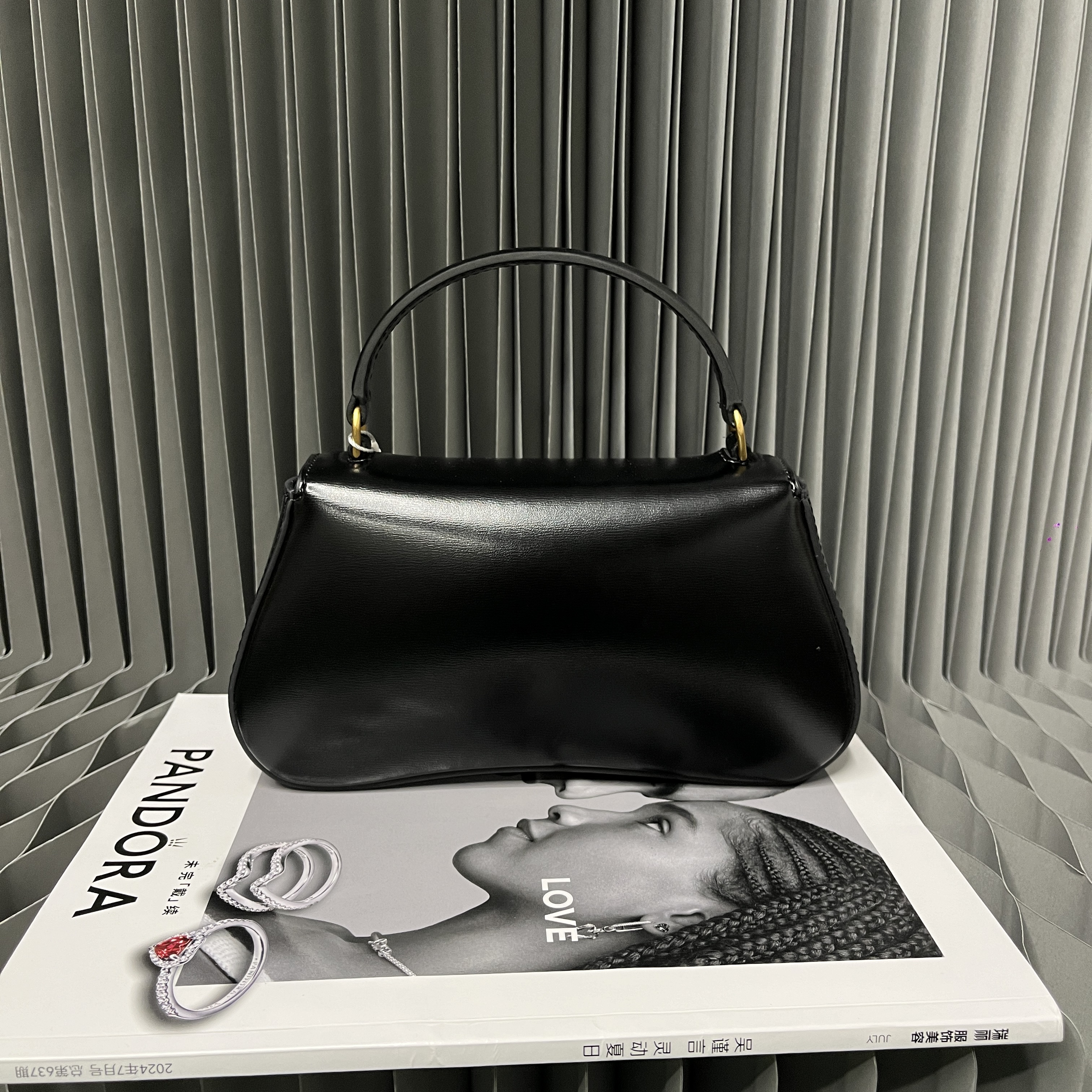 黑色时尚女百搭【163】气质牛皮单肩真皮简约斜跨包