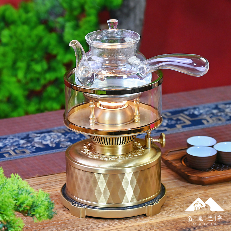 丝焰茶灯星闪煤油灯空气灯煮茶炉复古养生灯酥油灯活火茶灯整套