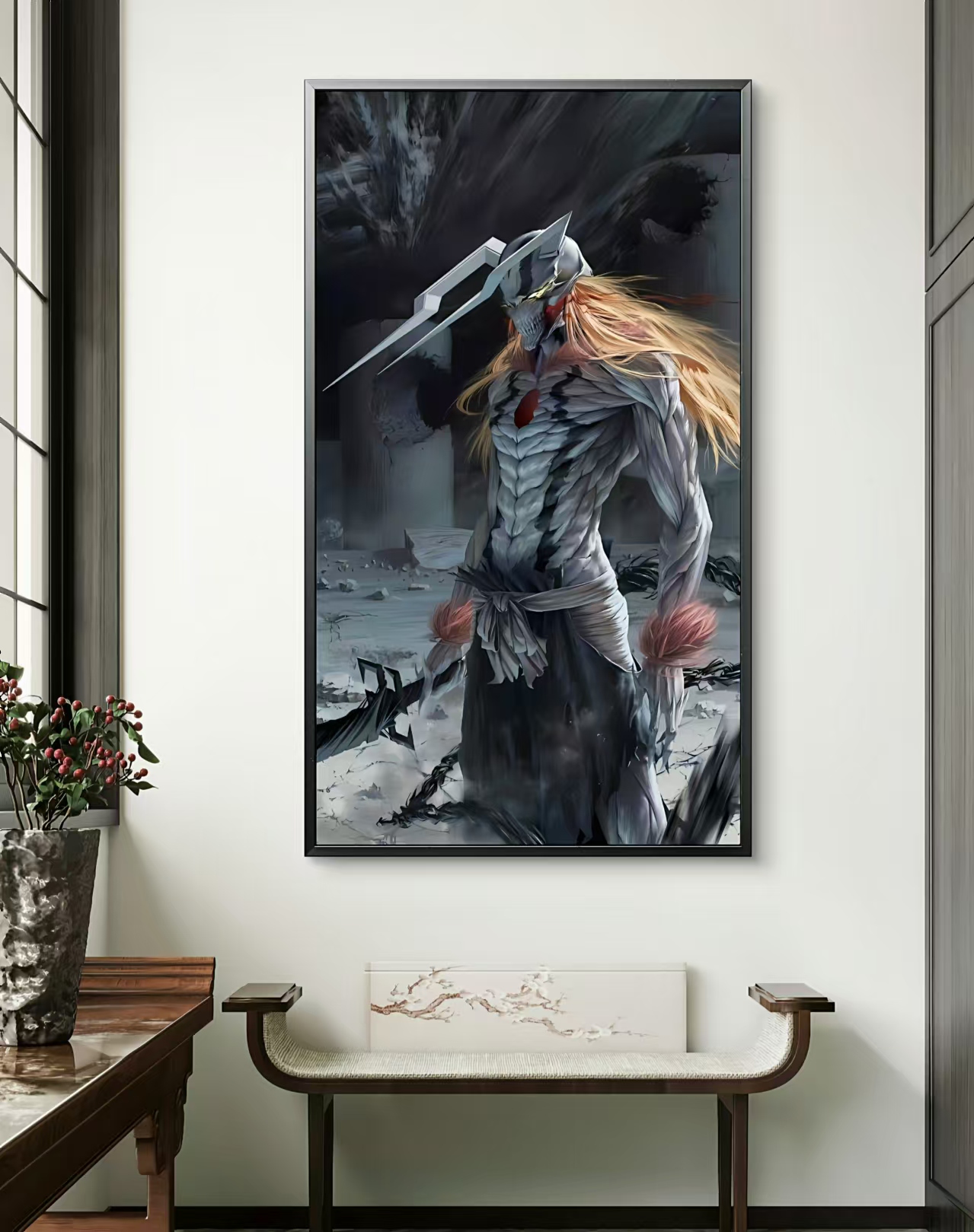 死神系列 黑崎一护牛头一护 pvc40x80  卧室客厅 家居 晶瓷画挂画