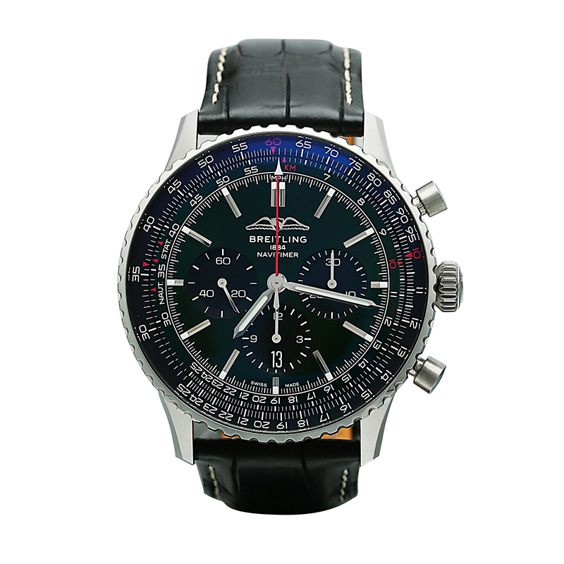 95新 BREITLING/百年灵 航空计时1/AB0137241L1P1/23年盒证/男表