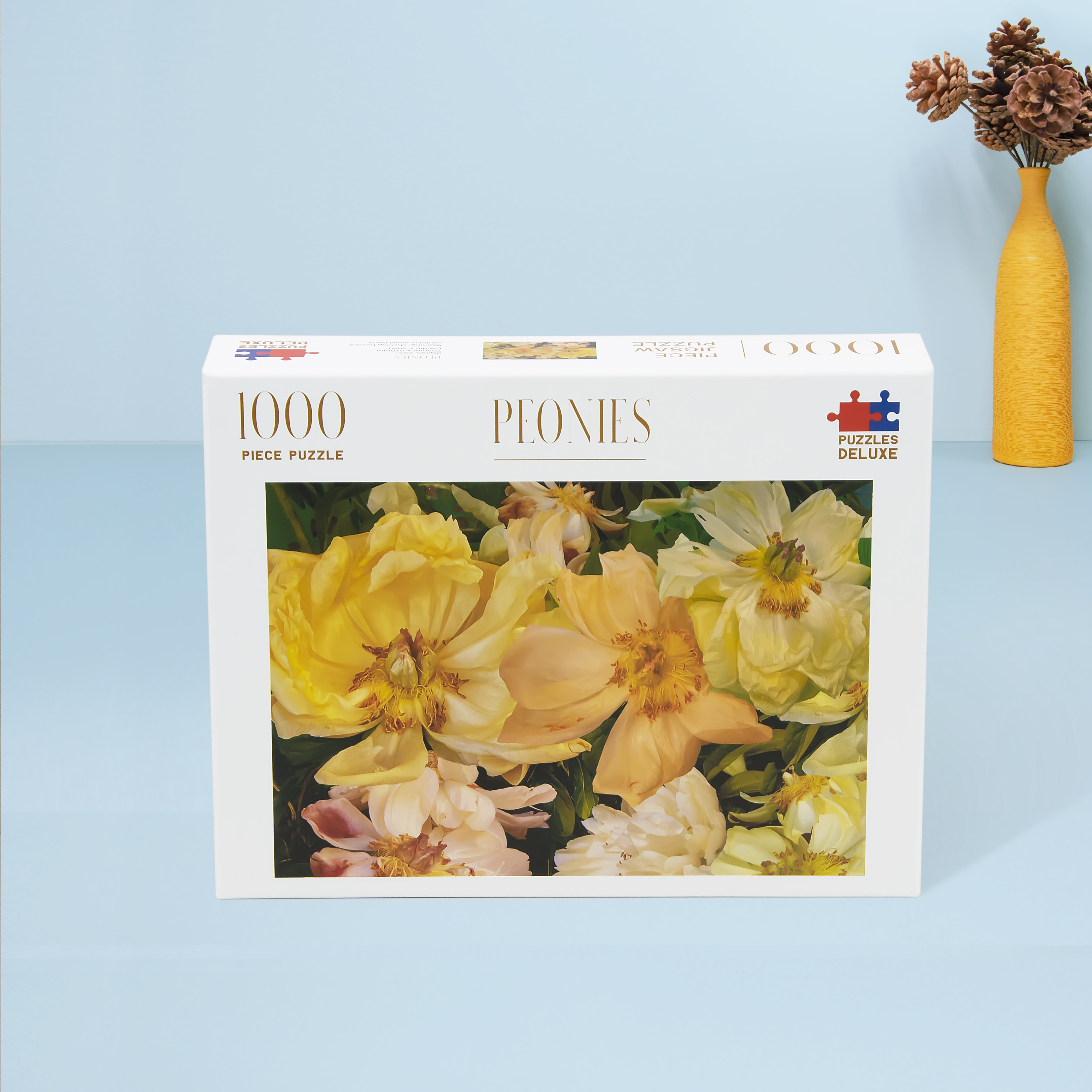 益智减压1000片紫罗兰平面拼版拼图盒装纸质玩具