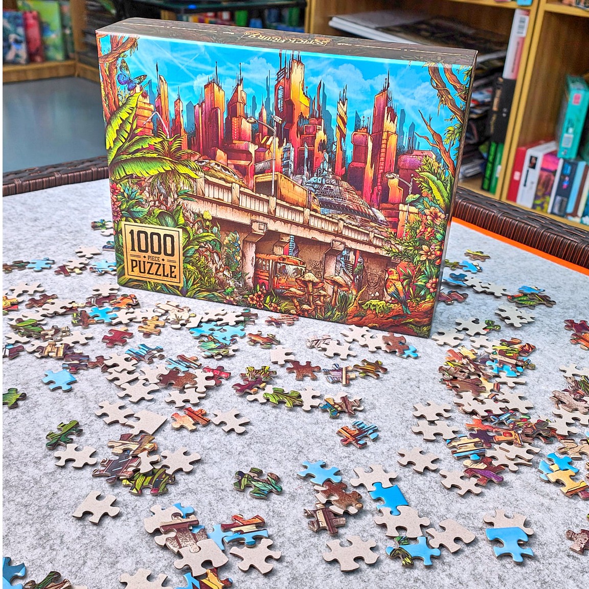 1000片梦幻城堡平面益智减压拼图