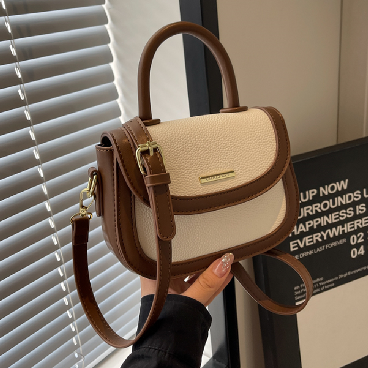 洋气时尚休闲夏季小众小包包单肩气质轻奢潮流秋冬撞色启亨&9191