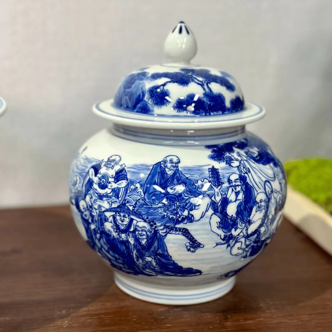 已售【省大师徐胜贵】十八罗汉罐