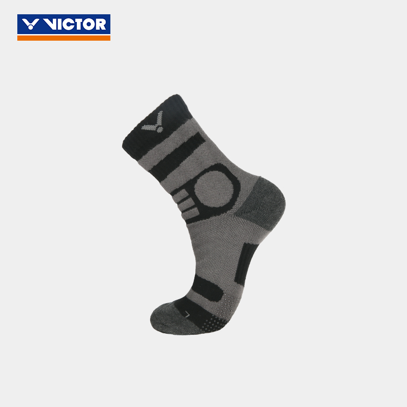 VICTOR/威克多 羽毛球袜子加厚中筒防滑吸汗耐磨运动袜 SK1009