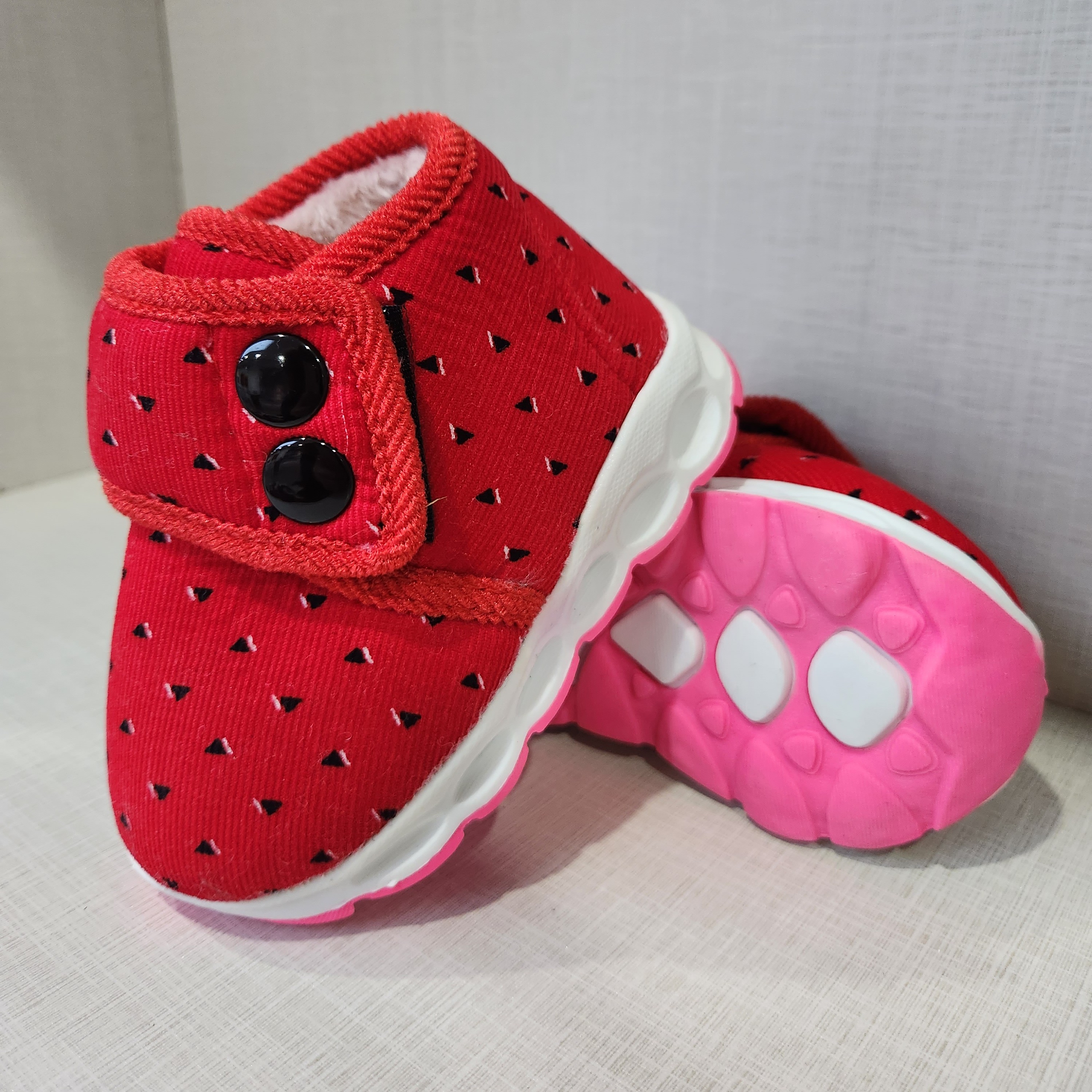 棉鞋1-3周岁冬季保暖加绒