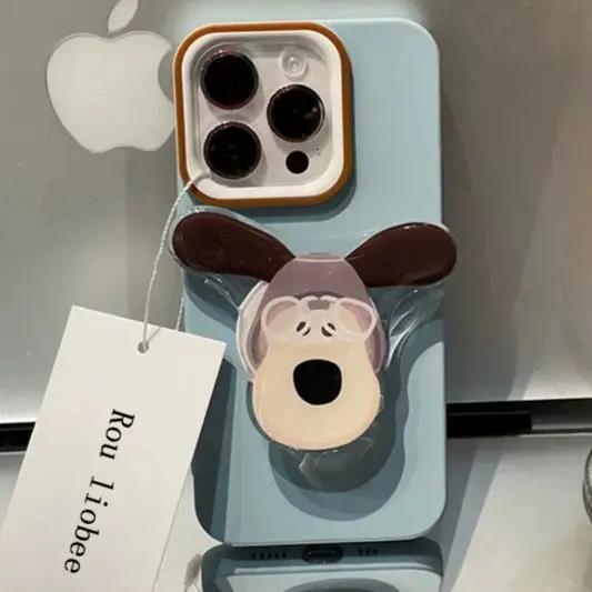 BANCA简约掌门狗支架苹果13手机壳iphone14promax防摔12/11软xsXR
