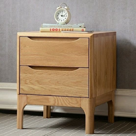简约置物北欧半岛纯实木床头柜日式灯桌橡木家用沙发角几卧室家具