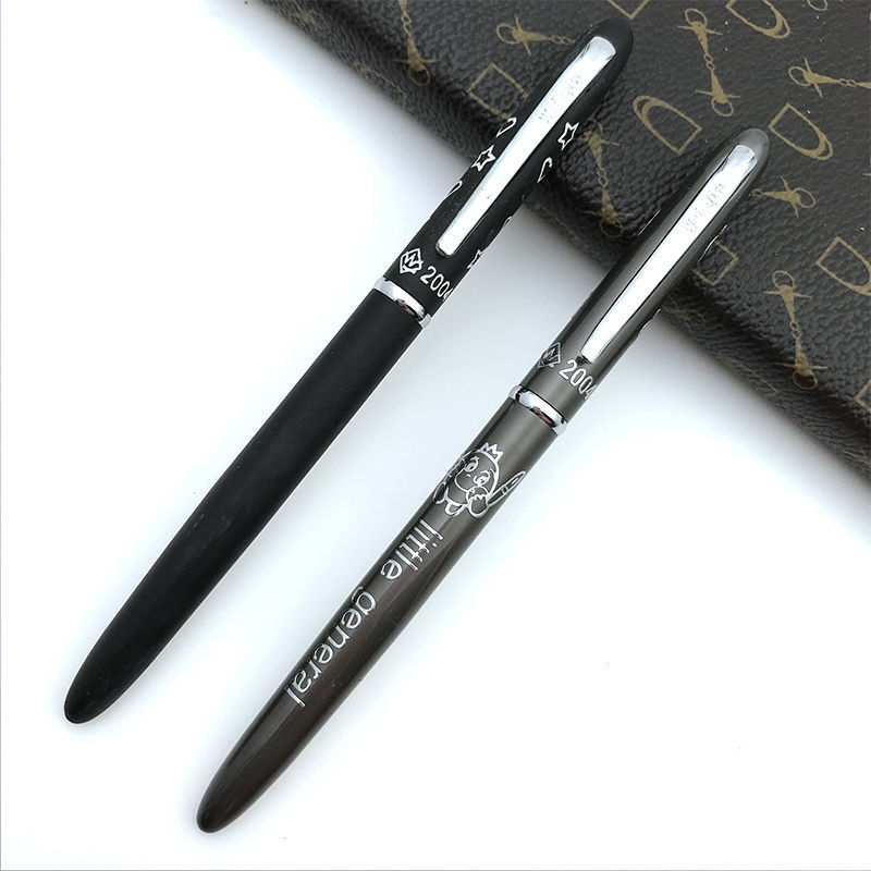 包邮伟勤2004铱金笔金属纤细杆中细笔尖练字钢笔0.5mm吸墨口袋笔