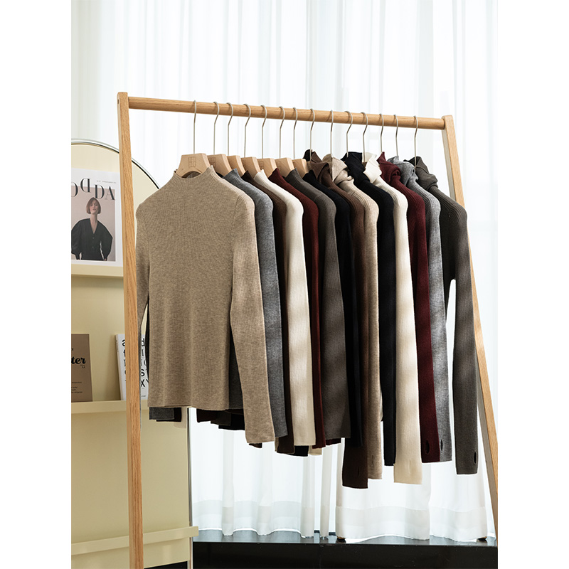 【现货】美洋MEIYANG 胶囊羊毛打底衫 可机洗48支精纺 修身针织