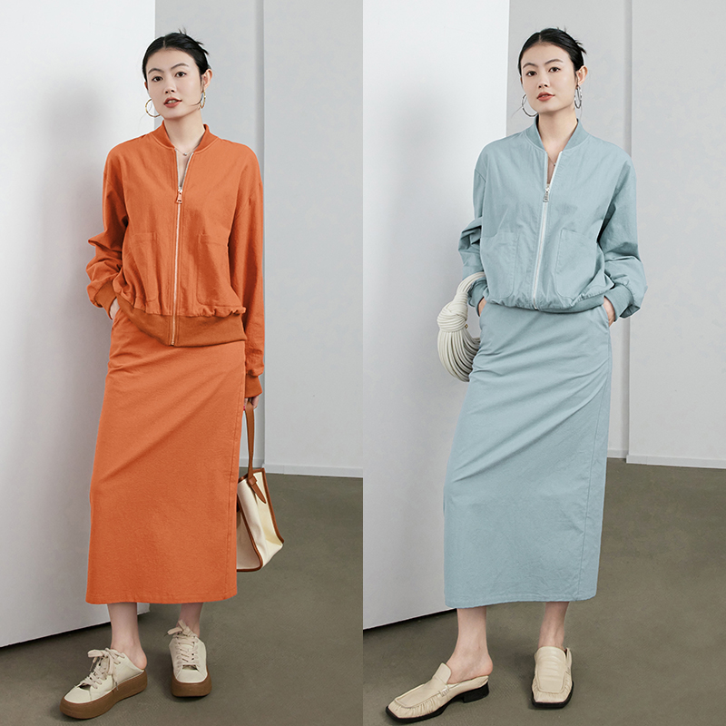 美洋MEIYANG【断码捡漏】 柑橘气泡夹克