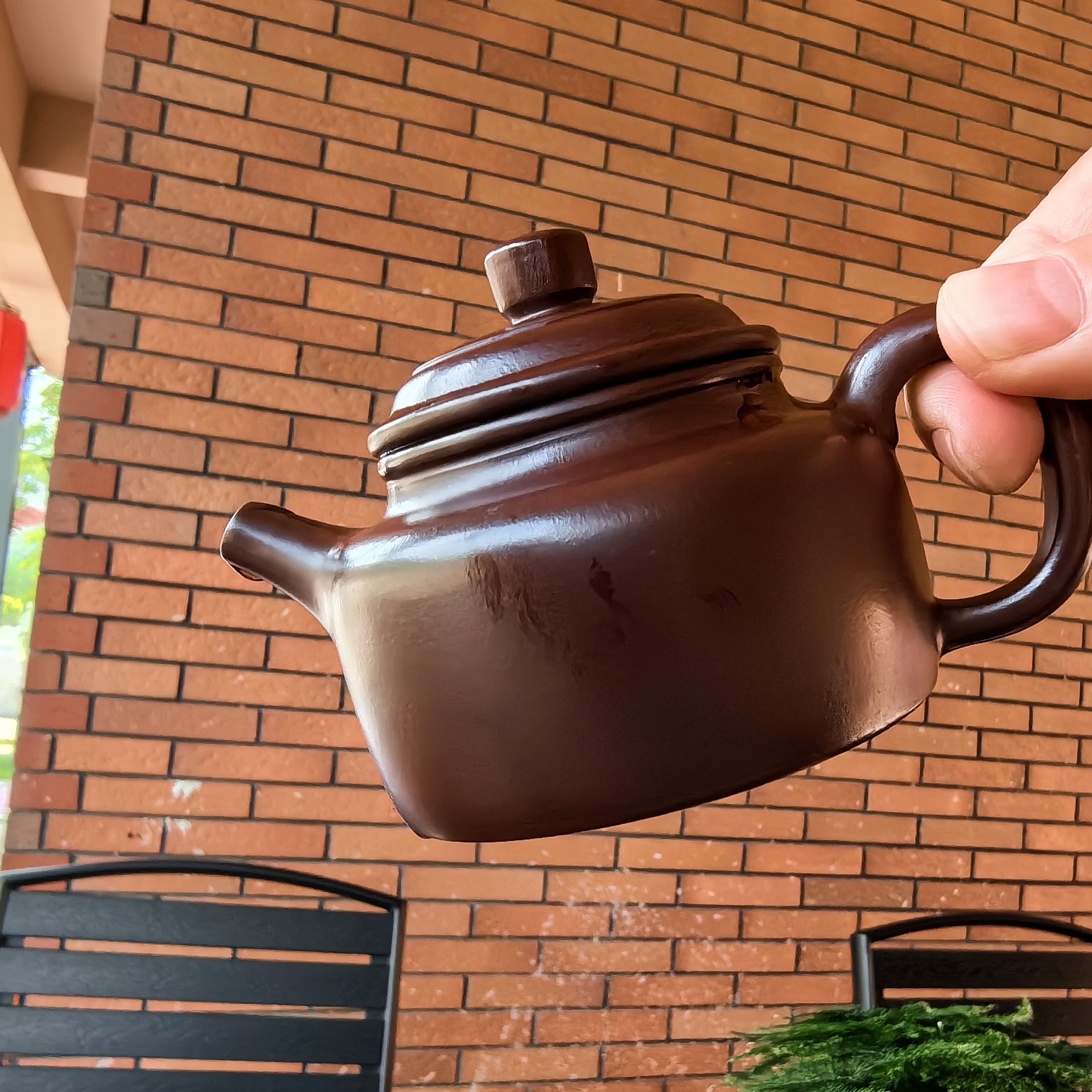 乡宁紫砂景韵鸿鹄 紫泥德钟120cc