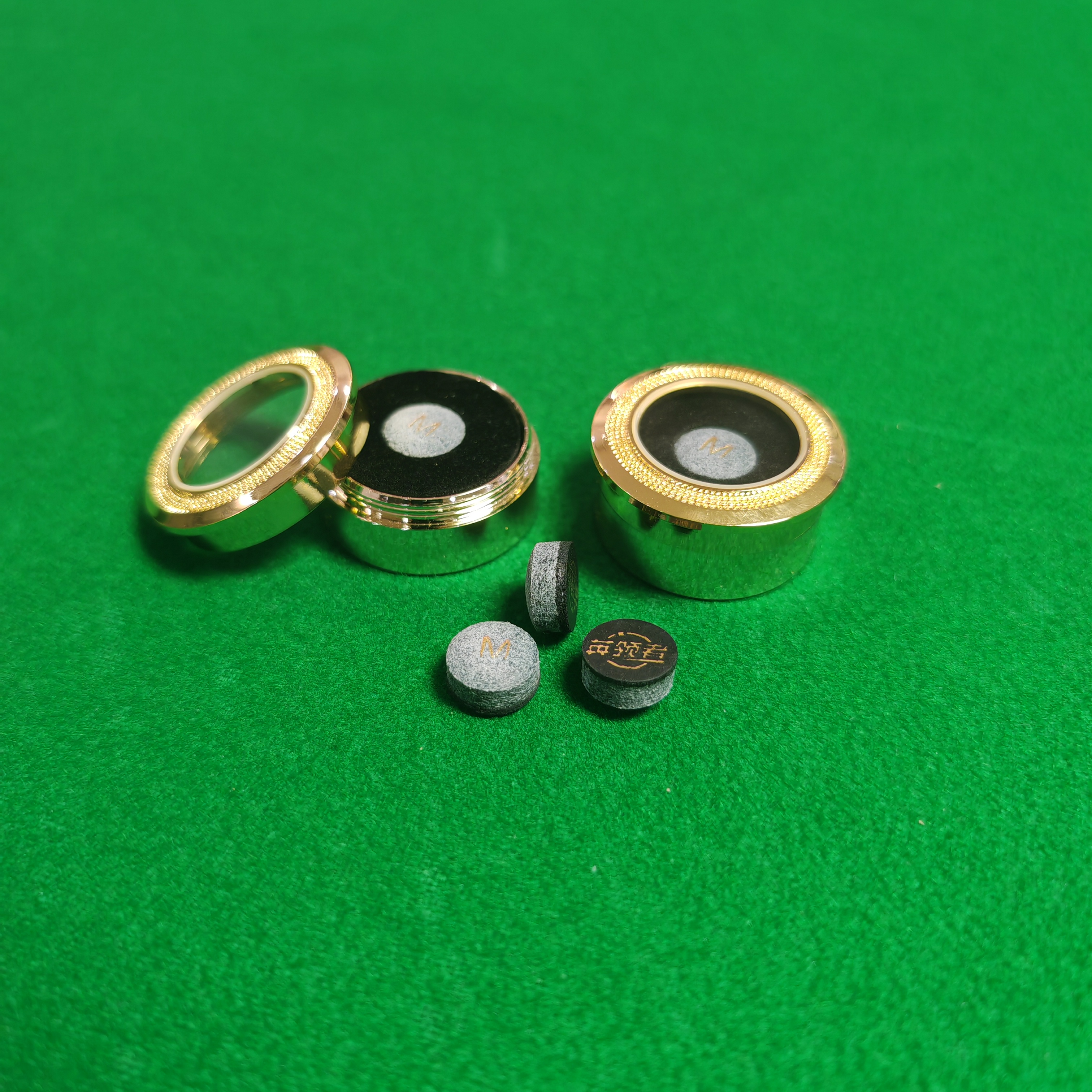 【顺丰包邮】英领者台球杆皮头小头11斯诺克杆头桌球杆配件黑八枪头