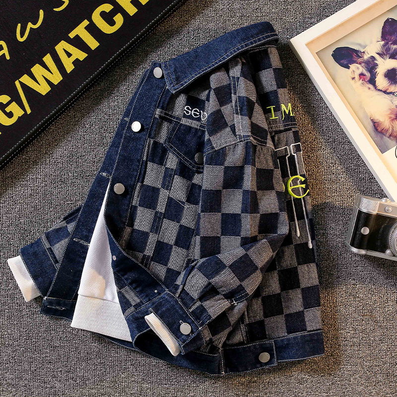 【小扬哥推荐】儿童装男童秋装牛仔外套新款中大童春秋款男孩春季