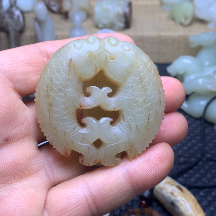 【闪购商品】和田玉挂件未镶嵌沐*青