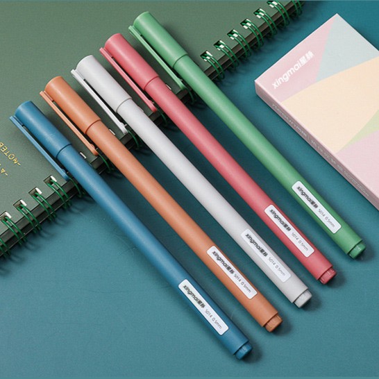 中性笔彩色莫兰迪马卡龙水笔套装学生手账笔简约速干文具用品