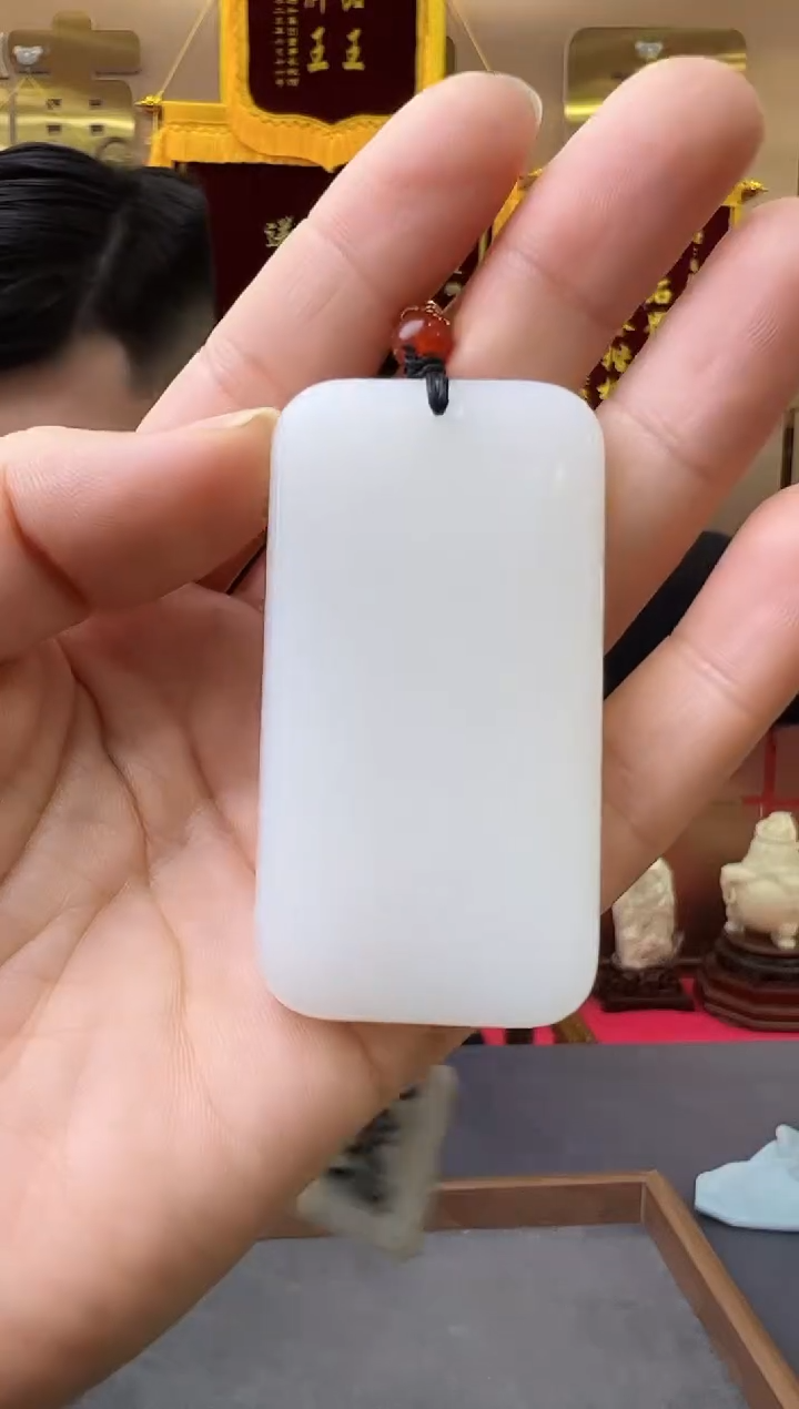 【闪购商品】和田玉挂件未镶嵌无事牌