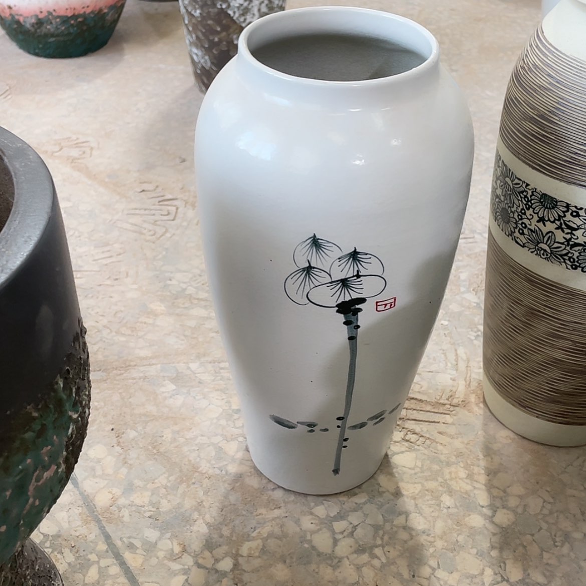 【闪购商品】陶瓷罐高31口10瑕疵