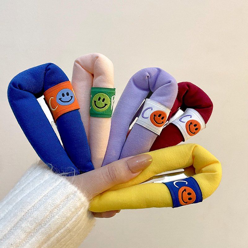 五金女孩海绵笑脸可爱秋冬发夹刘海夹网红头饰气质发卡韩国饰品