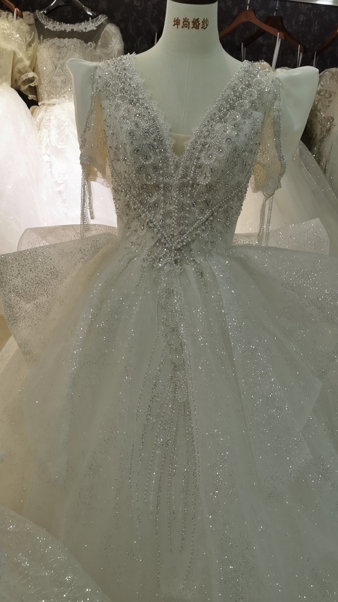 影楼婚纱新娘婚纱主纱