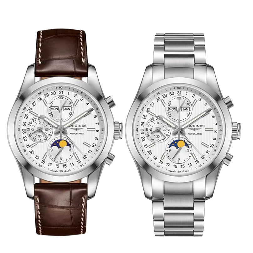 99新 Longines/浪琴 华/康铂798月相/表径42mm/多功能