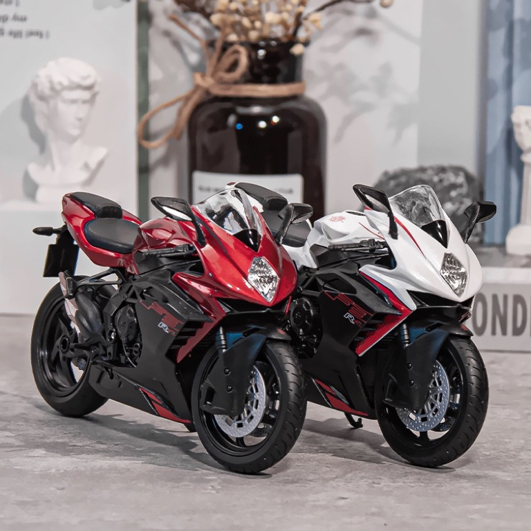 2023款奥古斯塔MV Agusta F3RR模型1/12合金摩托车仿真机车玩具